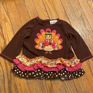 Rare Editions Turkey Shirt - 18 months